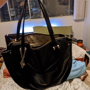 Black guess leather bag